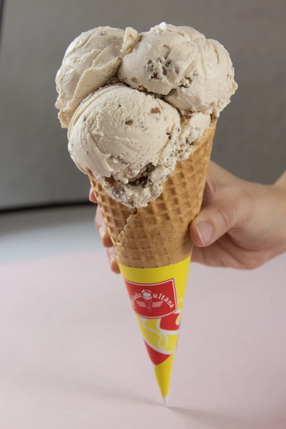 Producto de Helado Sultana listo para servir